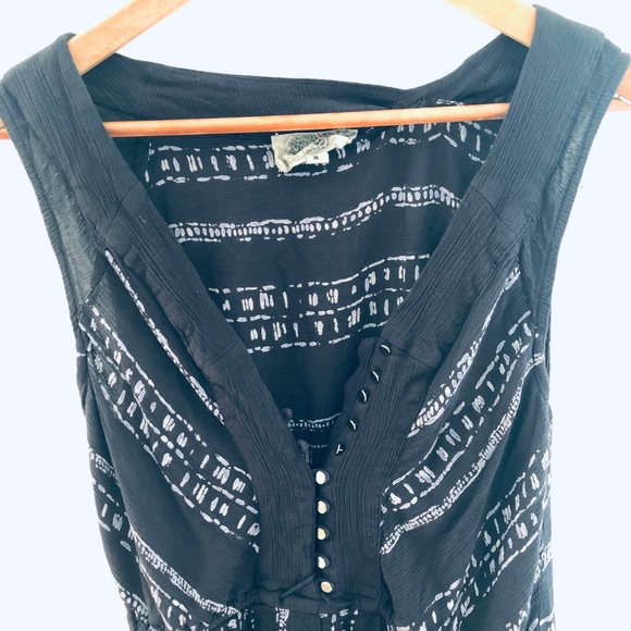 UO Ecote Romper Boho Blue Size Small - Picture 3 of 7